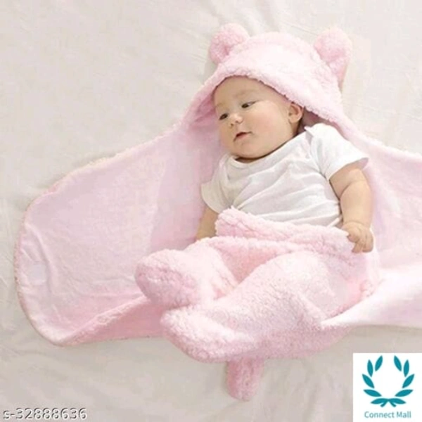 MY NEWBORN baby towel for all season baby blanket baby - Free Size, Pink, Cotton, Pack of:1